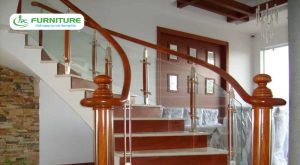 kích thước tay vịn cầu thang gỗ