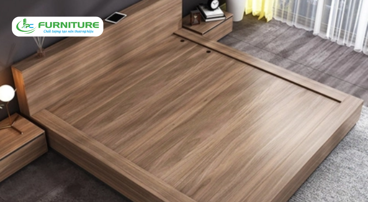 kích thước giường gỗ công nghiệp