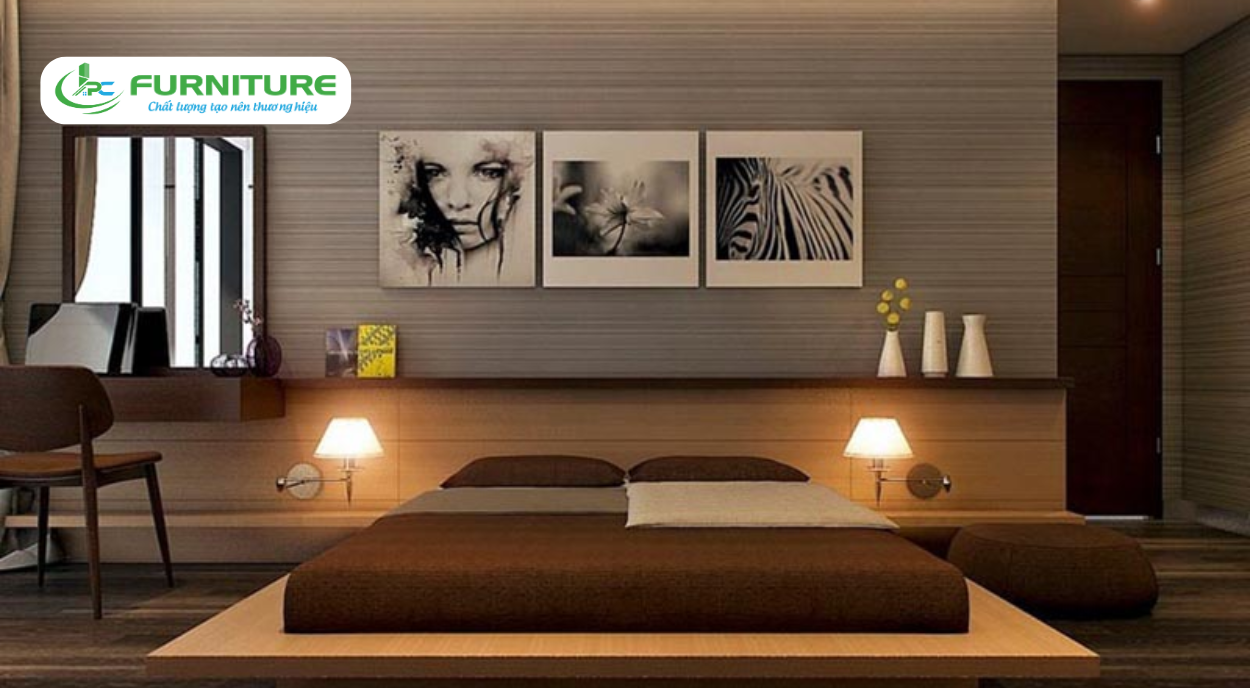 kích thước giường gỗ công nghiệp