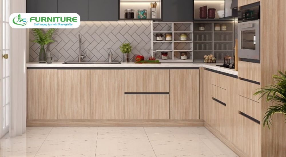 nên làm tủ bếp nhựa hay gỗ